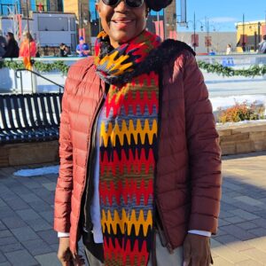 PHOEBE - Reversible Faux Fur Scarf