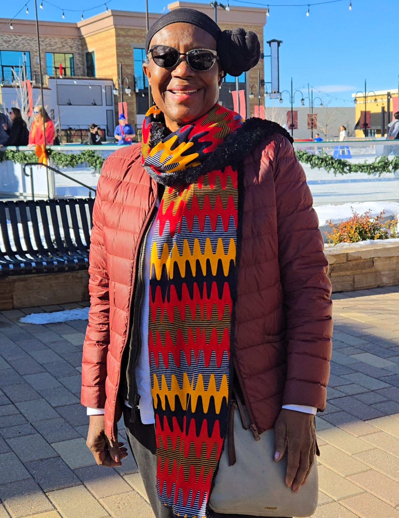 PHOEBE - Reversible Faux Fur Scarf