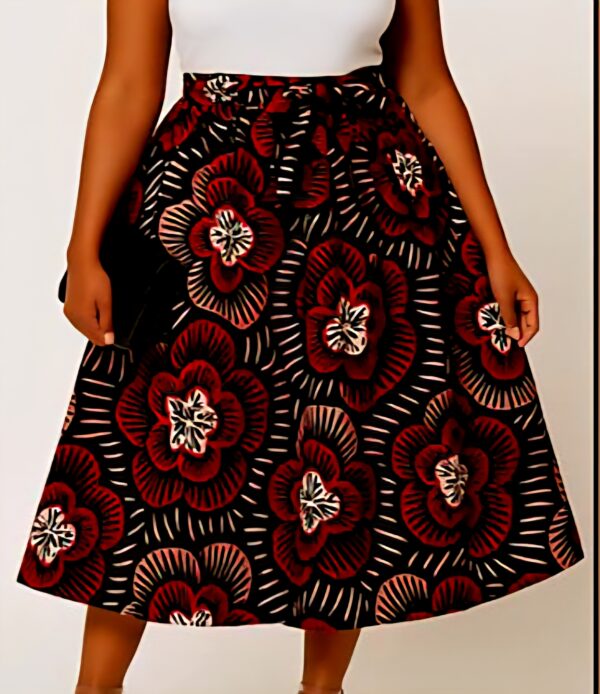 BLOOM - Elastic Waist Skirt+Pockets+Headwrap