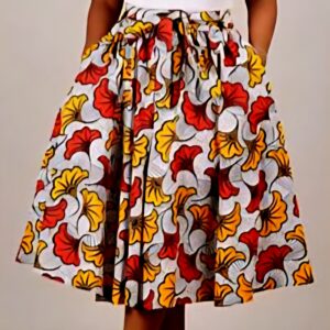 BLOOM - Elastic Waist Skirt+Pockets+Headwrap