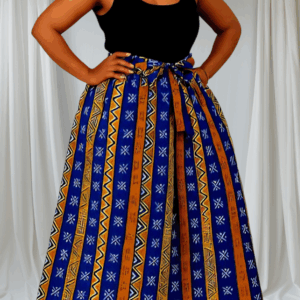 BLOOM Maxi - Elastic Waist Skirt+Pockets+Headwrap