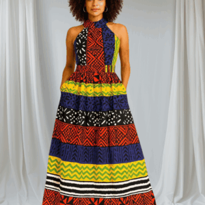 AFROPOLITAN - Halter Dress