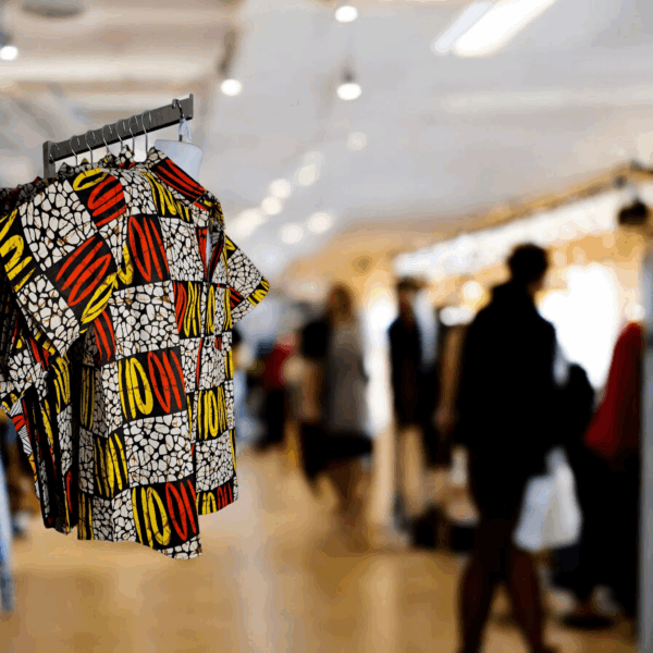 AFRO PATTERNED - Men's Shirt - Image 2